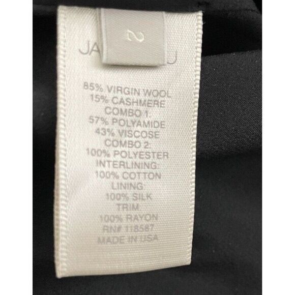 JASON WU 2013 Collection Black‎ Lace Overlay Strapless Corset Peplum Dress Sz 2 - Picture 5 of 6